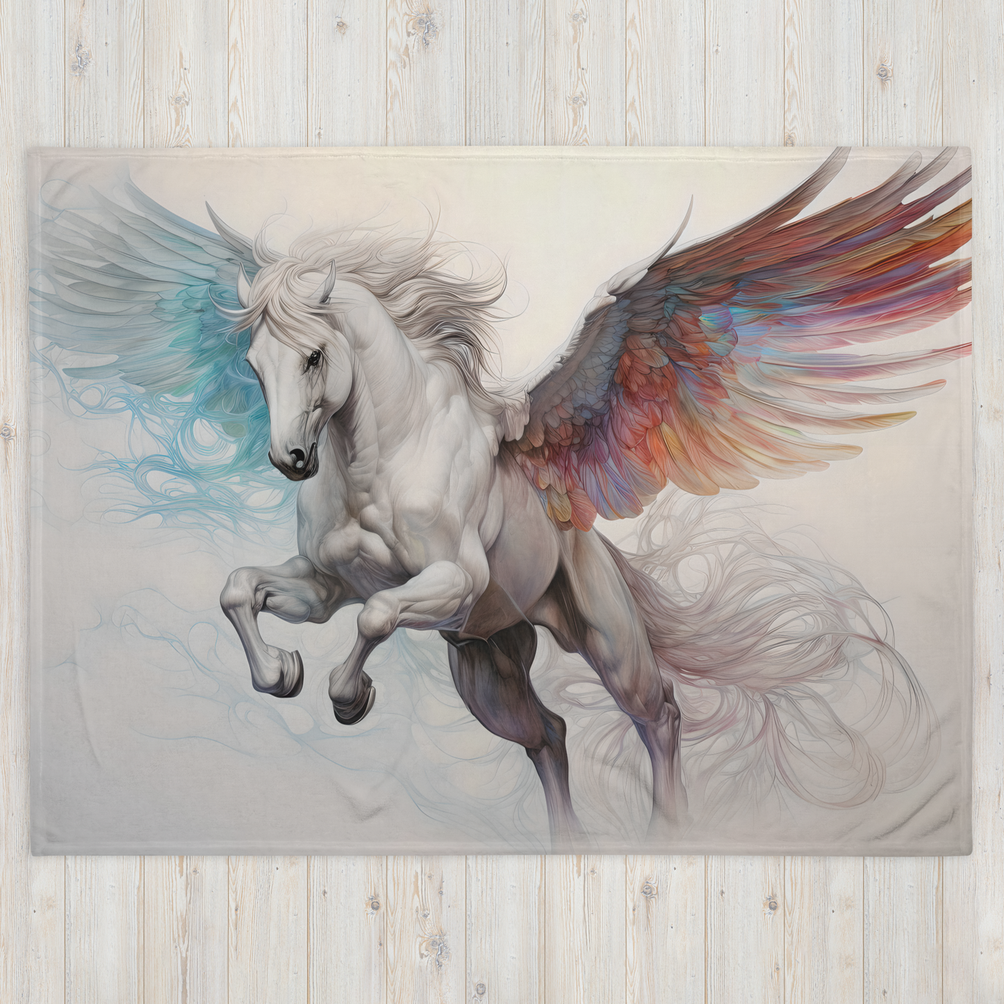 Pegasus Throw Blanket 60X80