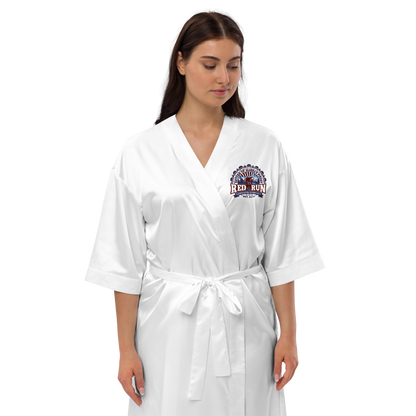 RedRun Branded Satin robe